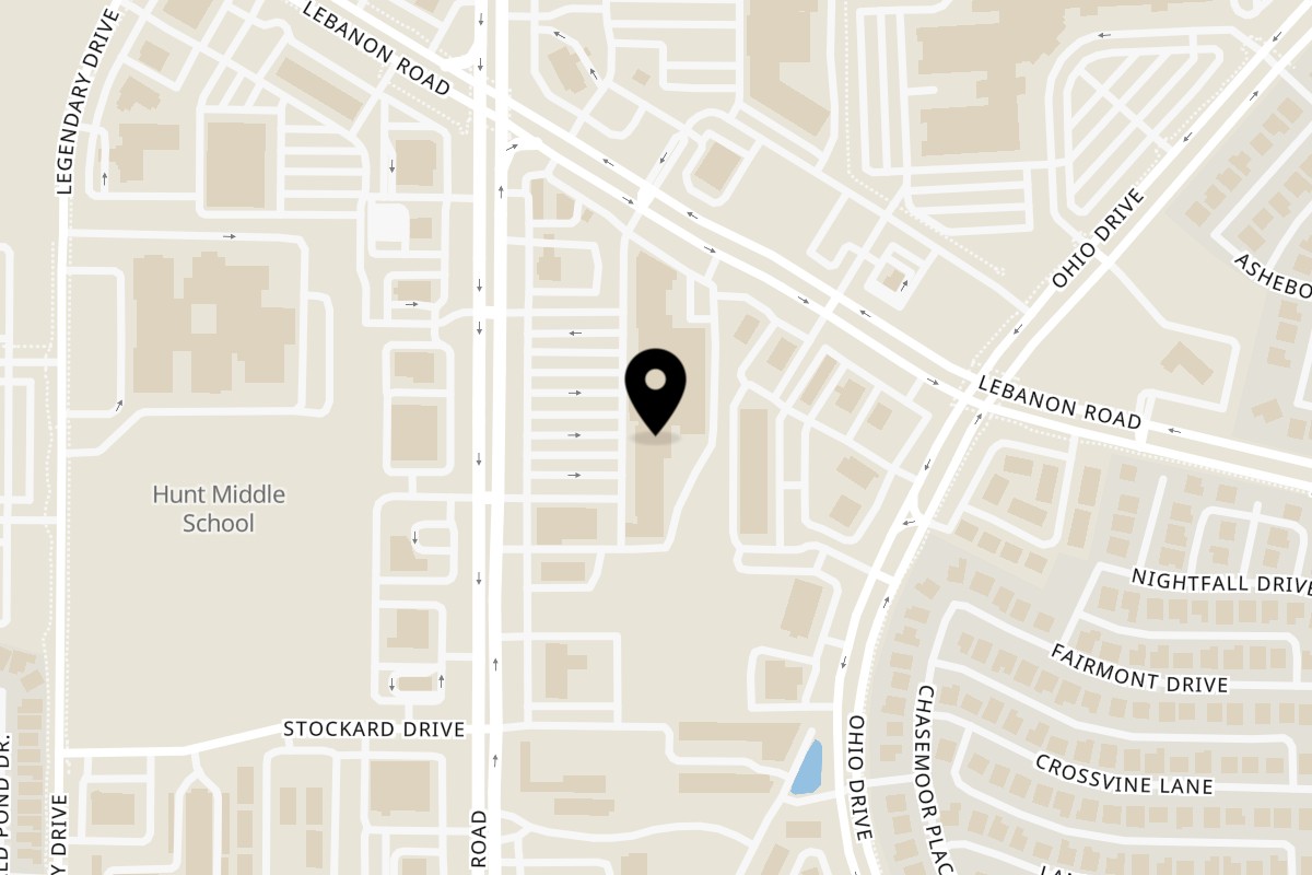 Map showing the location of CHI TEA Frisco on 4760 Preston Rd #228 in Frisco